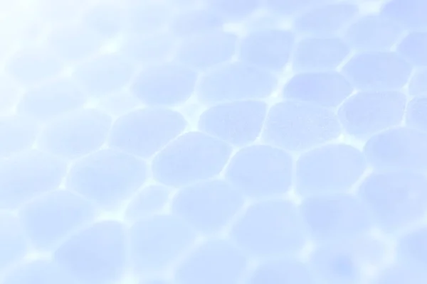 Lichte Sky Blue Schuim Kunststof Textuur Abstracte Piepschuim Achtergrond Macro — Stockfoto