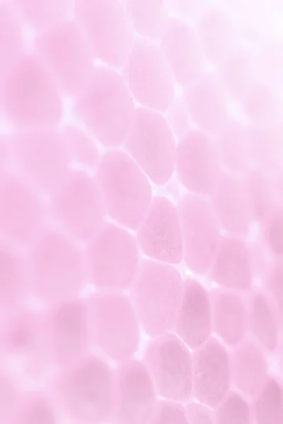 Light Rose Foam Plastic Texture Abstract Styrofoam Background Macro Closeup — Stock Photo, Image