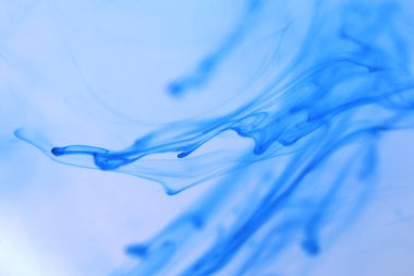 Yumuşak mürekkep damlar dinamik su. Arka plan.