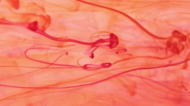 Mürekkep damlası hareket dinamik su. Ortam arka plan.