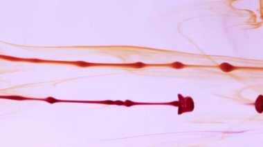Mürekkep damlası hareket dinamik çizgiler. Yumuşak ortam arka plan.