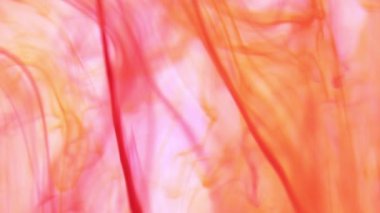 Renkli mürekkep damlası hareket dinamik. Ortam arka plan.