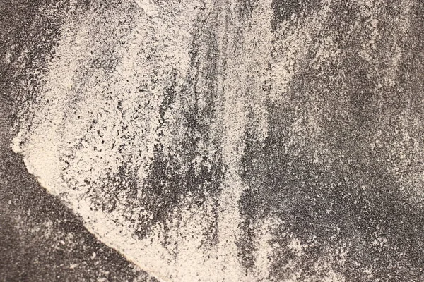 Sandpaper Texture with White Rubbing. Rough Grit Abrasive Background. Used Grain Emery Backdrop.