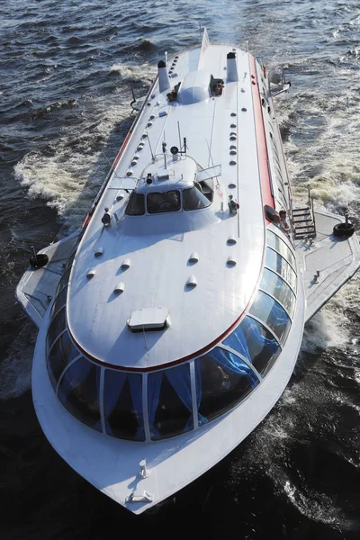 Пассажирское Судно Подводных Крыльях Неве Санкт Петербург — стоковое фото