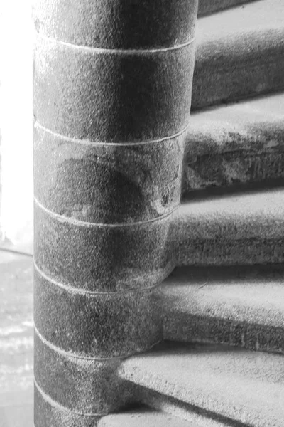 Fundación Una Escalera Piedra Columnata Catedral San Isaac — Foto de Stock