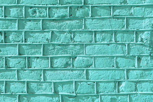 Texture Murale Briques Turquoise Blocs Béton Fond Mural — Photo