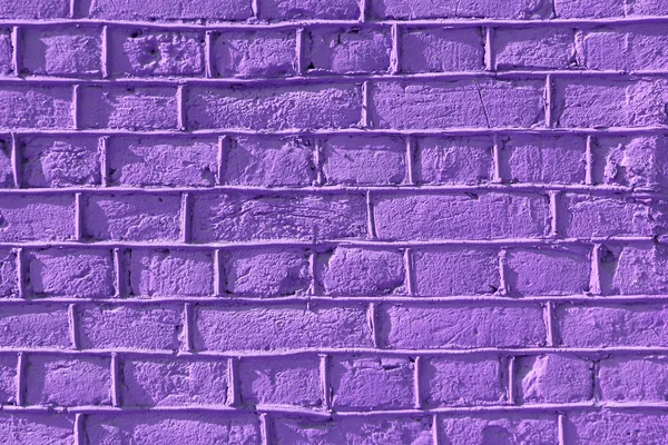 ライラック色のレンガの壁のテクスチャ コンクリート ブロック壁の背景 — ストック写真