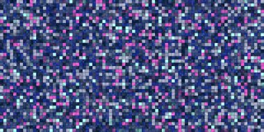 Mavi Leylak Beyaz döşeme renkli kareler. Renkli mozaik doku. Parlak geometrik zemin doldurma. Sorunsuz arka planlar.