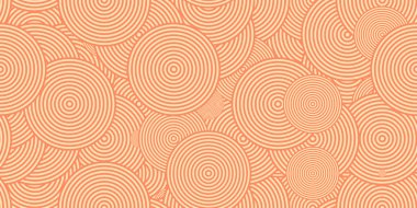 Bej daire konsantrik çokgenler arka planlar. Sorunsuz hipnotik Psychedelic besteleri.