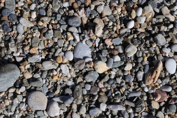 Stranden Stenar Yta Marin Mineral Beauty Harmoni Havet Pebble Textur — Stockfoto