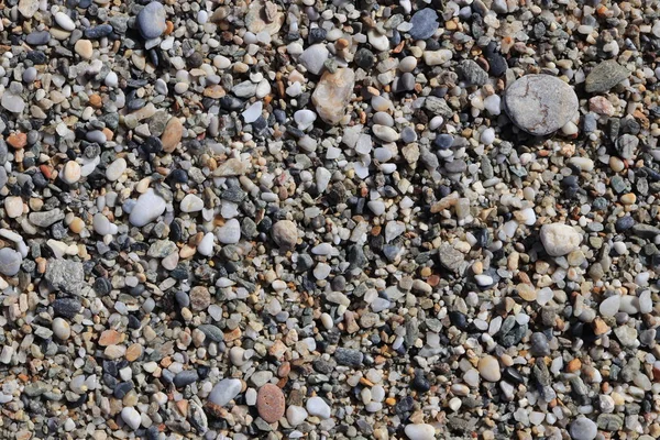 Moře Oblázková Texturu Pláž Kameny Povrchu Mořské Minerální Krása Harmonie — Stock fotografie