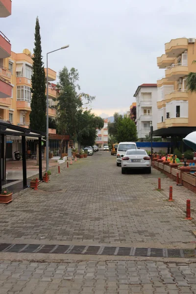 Rua Cidade Alanya Turquia — Fotografia de Stock