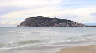Bedesten Alanya Kalesi Alanya plaj görüntüleyin. Ada deniz.