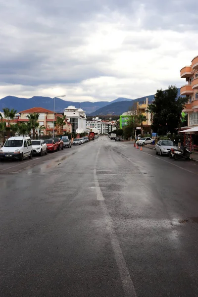Городская Улица Жилом Районе Алания Турция — стоковое фото