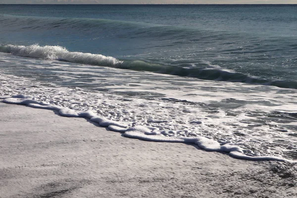 Ruhige See Plätschernde Wellen Beruhigende Stimmung Meereslandschaft Hintergrund — Stockfoto