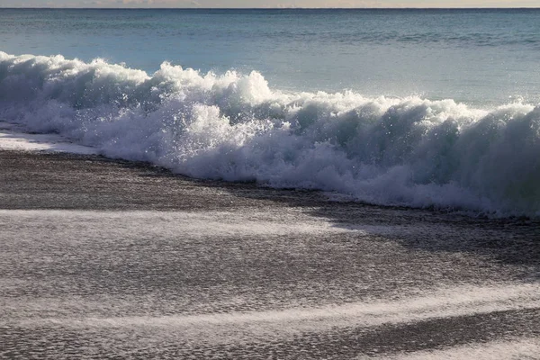 Calm Sea Splashing Wave Calming State Mood Seascape Background — Stock Photo, Image