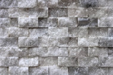 Kaymak gibi duvar doku döşer. Beyaz taş yüzey iç arka plan.