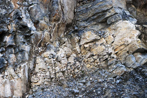 Layered Rock Konsistens Mountain Mönster Bakgrund — Stockfoto