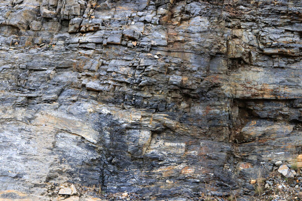 Rough rock texture. Mountain stone pattern background.