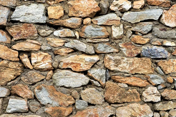 Kayalık Duvar Cobblestones Duvar Doku Kaplama Kaba Taş Arka Plan — Stok fotoğraf