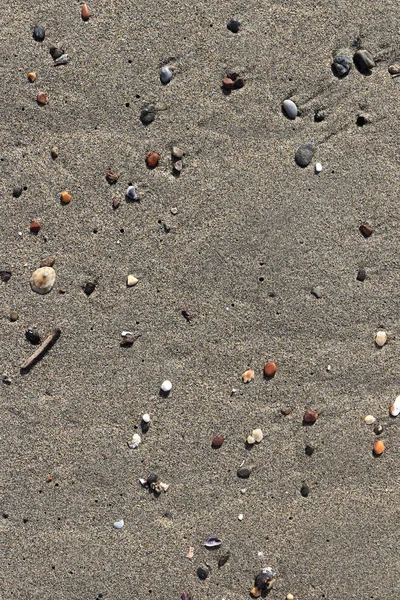 조약돌 배경입니다 모래에 얼룩과 — 스톡 사진