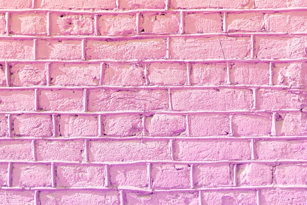 Texture murale en briques rose vif. blocs de béton fond mural . — Photo