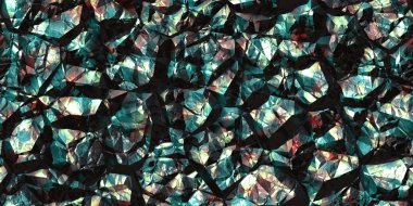 Siyah mavi değerli taş dikişsiz desen. Parlak renkler kaya taşı doku. Kristal mücevher duvar arka plan.