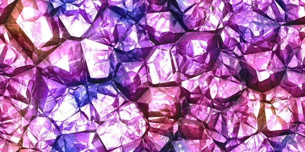 Violet couleurs brillantes pierre de roche texture. Fond mural en cristal gemme. Gemstone motif sans couture . — Photo