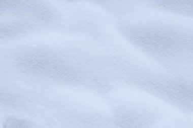 Yumuşak kar tepeleri yüzeyi. Karlı höyük dokusu. Kış snowdrift manzara arka plan.