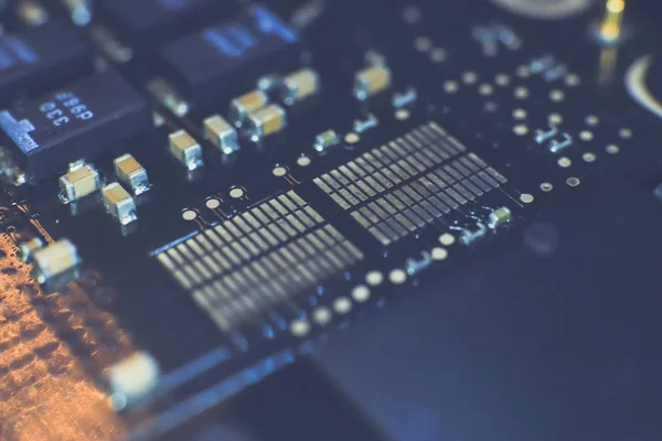 Computer Hardware Macro Closeup Texture. — Stock Photo, Image