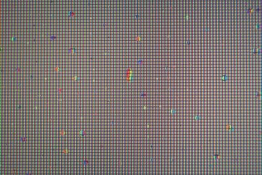 Pixilated yüzeyinde su damlaları. Piksel ızgara dokusunu görüntüleyin. Piksel makro arka planını izleme.