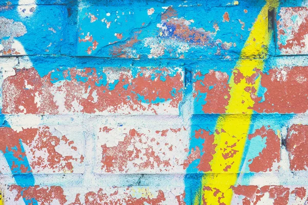 Eski boya yüzeyi. Soyut sokak sanatı deseni. Yıpranmış grafiti duvar arka plan. Grunge boyalı doku.