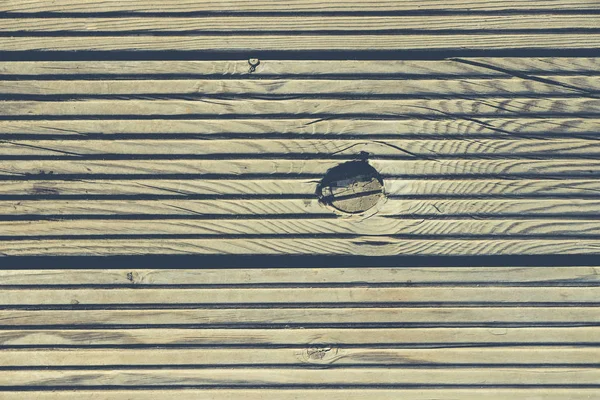 Úszó mólón vízszintes fa deszka textúra háttér makró Vértes — Stock Fotó