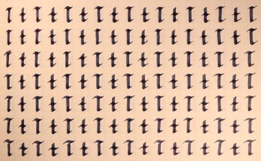 Calligraphic harfi T öğrenme becerileri kağıt sayfası. Kaligrafi harfleri t arka plan. Yazma alıştırması çalışma sayfası yazma. El yazısı sembolü doldurma deseni.