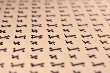 Calligraphic harf X öğrenme becerileri kağıt sayfası. Kaligrafi harfleri x arka plan. Yazma alıştırması çalışma sayfası yazma. El yazısı sembolü doldurma deseni.