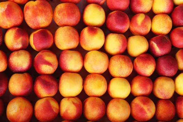 ピーチ充填テクスチャ。桃の鮮度の背景. — ストック写真