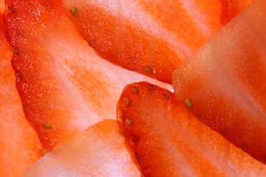 Çilek dokusu. Taze lezzetli çilek arka plan.