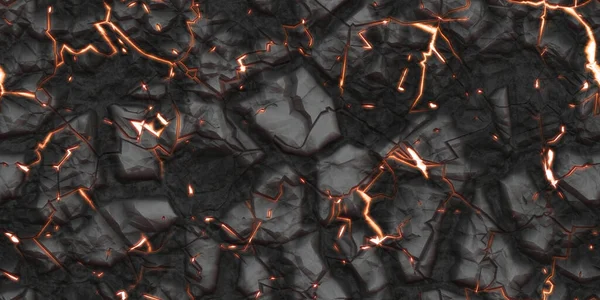 Orangefarbene Explosion Felsige Kulisse Glänzende Oberfläche Aus Mineralsteinen Energie Felswand — Stockfoto