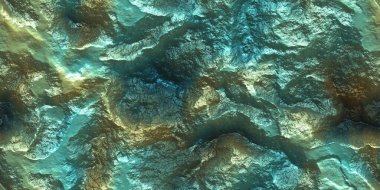 Altın Gümüş Metal Boyalı Kaya Parlak Arkaplan. Boyalı Uçurum Parıltısı dokusu. Metalik Ore Pırıltı Arkaplanı. Parlak Taş Mineral Yüzeyi.