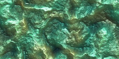 Altın Metalik Ore Parıltı Arkaplanı. Parlak Taş Mineral Yüzeyi. Metal Boyalı Kaya Parlak Arkaplan. Boyalı Uçurum Parıldıyor.