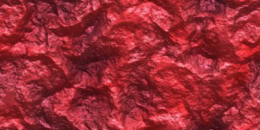 Kırmızı Boyalı Uçurum Parıltısı dokusu. Metalik Ore Pırıltı Arkaplanı. Parlak Taş Mineral Yüzeyi. Metal Boyalı Kaya Parlak Arkaplan.