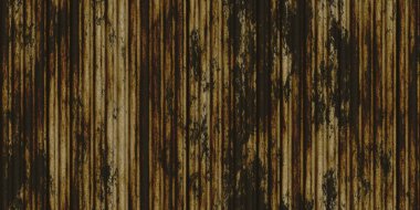 White weathered rust corrugated metal texture. Crimp fence background. Ribbed metallic surface. Wavy iron wall pattern. Fluted metal fencing backdrop. clipart