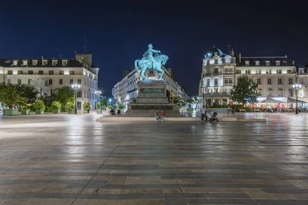 Plaza Martroi Presidida Por Estatua Homenaje Juana Arco Caballo — Foto de Stock