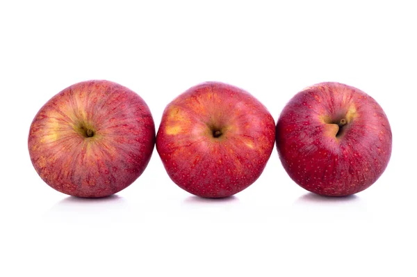 Jablka Izolovat Bílém Pozadí — Stock fotografie