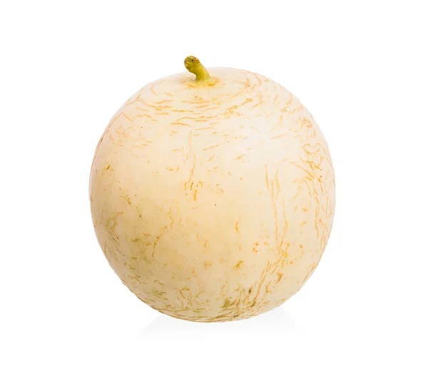 Cantaloupe Diisolasi Pada Latar Belakang Putih — Stok Foto