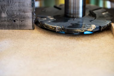 Marangoz araçları talaş ahşap tablo