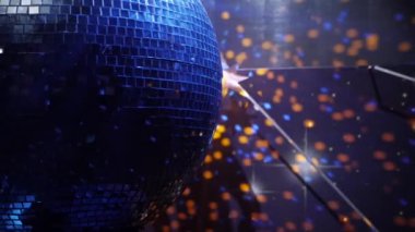 Ayna disko topu yakın çekim