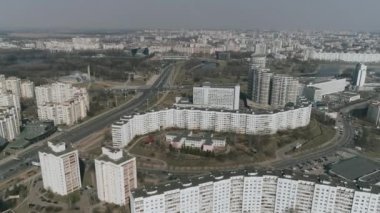 Hava : Minsk şehir Belarus peyzaj Drone çekim