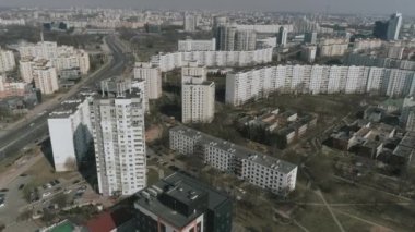 Hava : Minsk şehir Belarus peyzaj Drone çekim