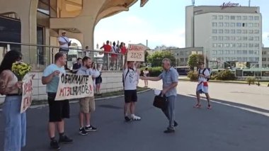Minsk 'teki en büyük muhalefet protestosu.